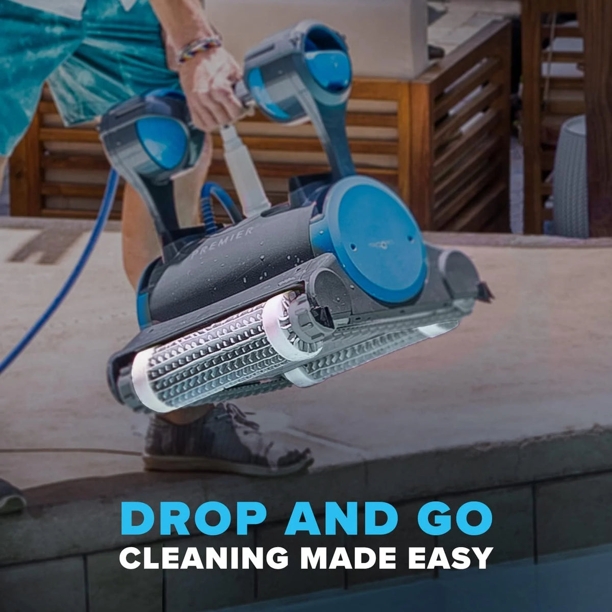 Robotic Pool Cleaner (2025 Model) with Multimedia, Oversized Leaf Bag, Standard & Ultrafine Filters, Weekly Timer, Waterline Cleaning & More…
