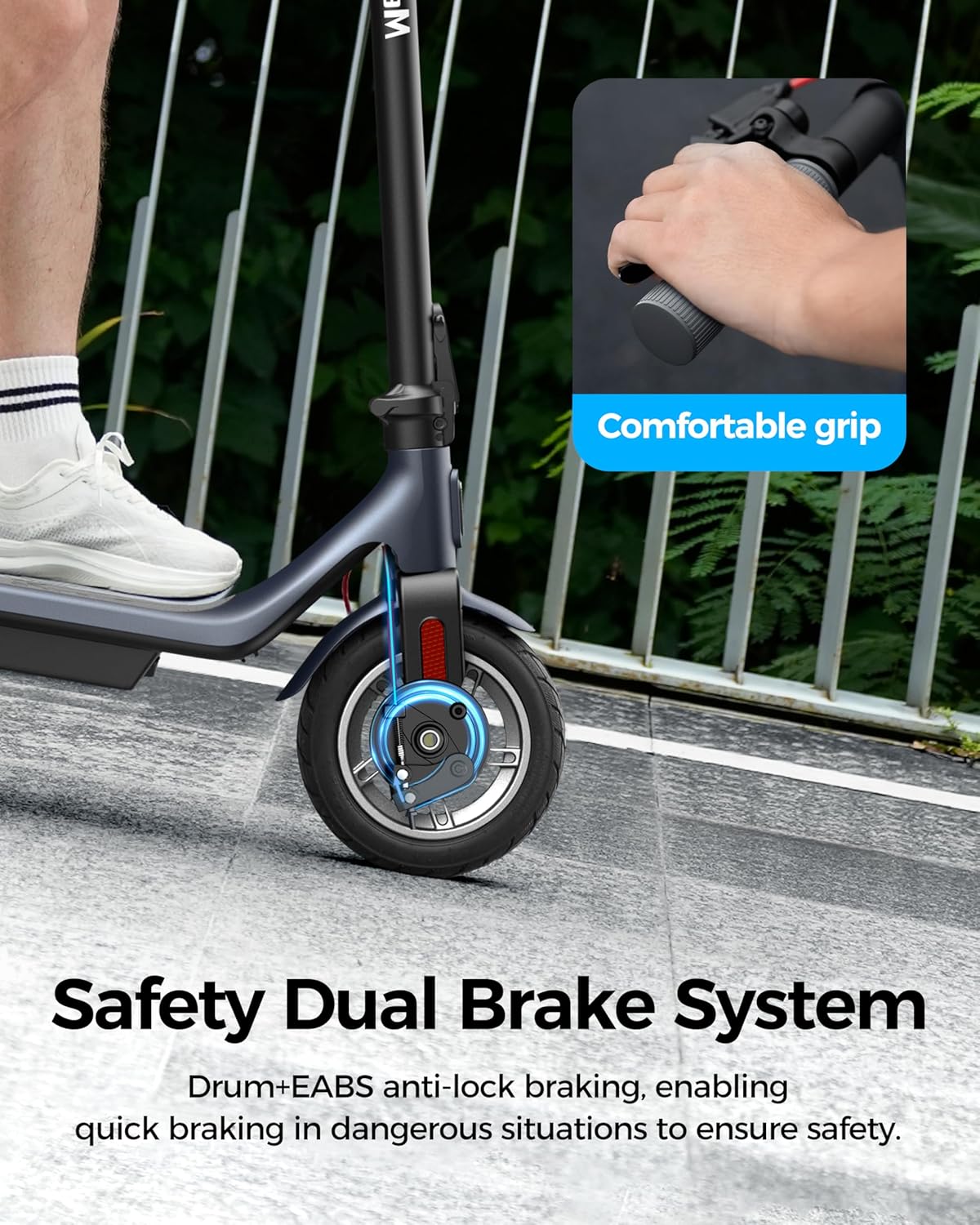 A6L ECO Electric Scooter, 350W, 10-Inch Tires