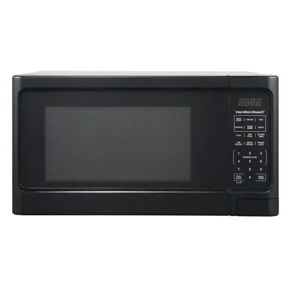 1.1 Cu. ft. Sleek Black Digital Microwave - Effortless Touchpad Controls