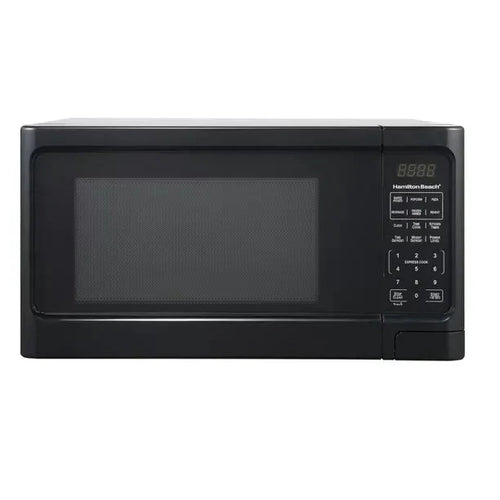 1.1 Cu. ft. Sleek Black Digital Microwave - Effortless Touchpad Controls