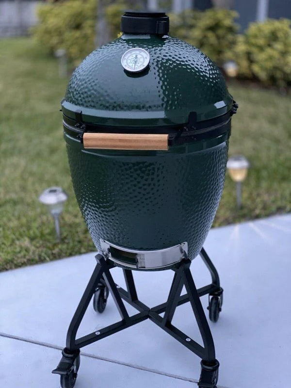 Big Green Egg Grill Smoker with New Accessories