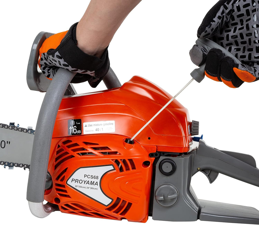 2-Stroke Gas Chainsaw for Wood Cutting