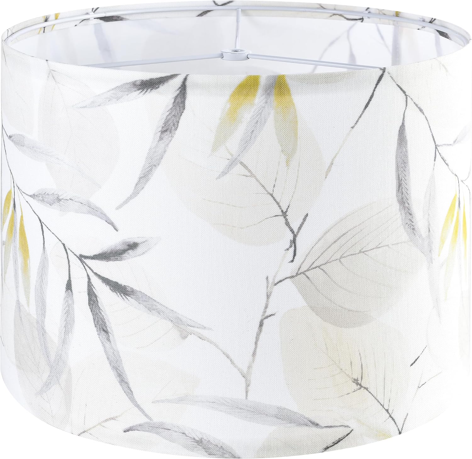 Shadevie Pink Floral Bird Print Drum Lamp Shade – for Table Lamps