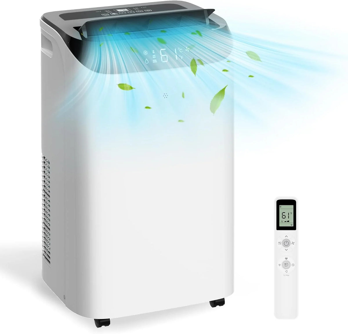Portable Air Conditioner Cools Up to 700 Sq.ft, 3-IN-1 Energy Efficient Portable AC Unit with Remote Control & Installation Kits for Large…
