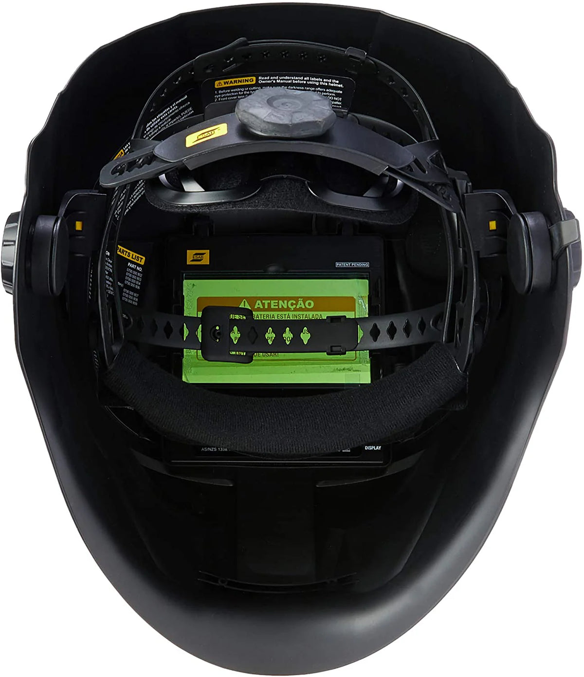 A50 Welding Helmet, Black, 3.93 X 2.36 in. (100 X 60 mm) Viewing Area