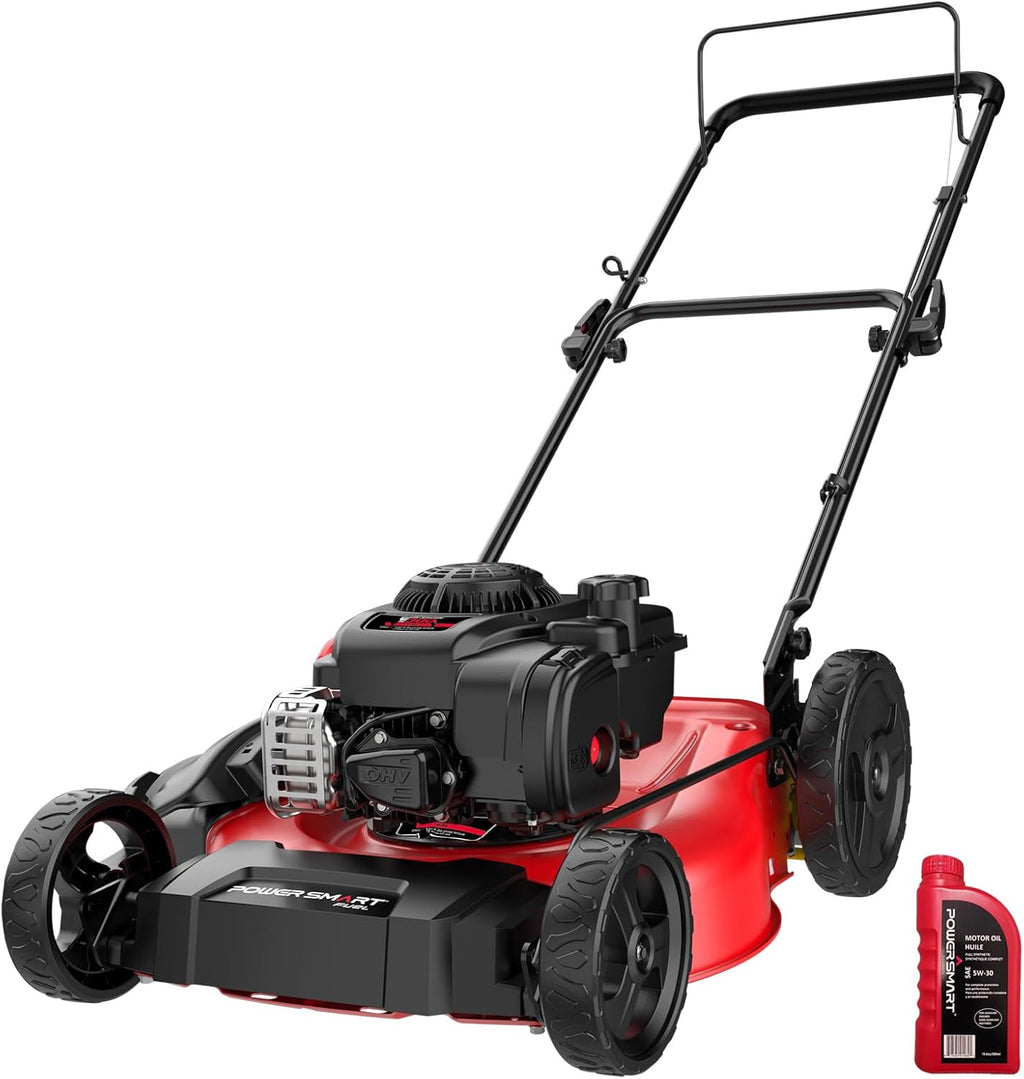 21-Inch Gas Push Lawn Mower with 125 cc Engine