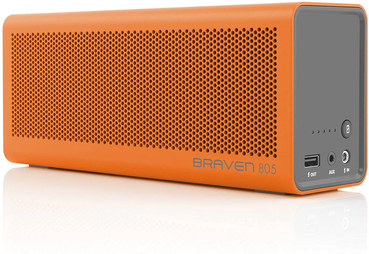 805 Portable Wireless Bluetooth Speaker [18 Hour Playtime] Built-in 4400 Mah Power Bank Charger