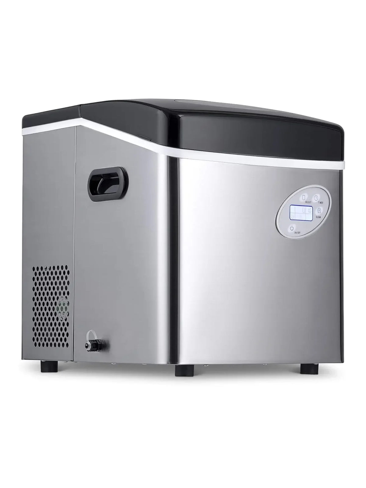 Portable Ice Maker 50 lb. Daily, 12 Cubes in Under 7 Minutes - Compact Countertop Design - 3 Size Bullet Shaped Ice - for…