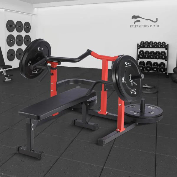 Chest Press Machine, 1050LBS Capacity, Independent Converging Arms, Weight Bench Press with Adjustable Flat Bench for Upper Body Workouts,…