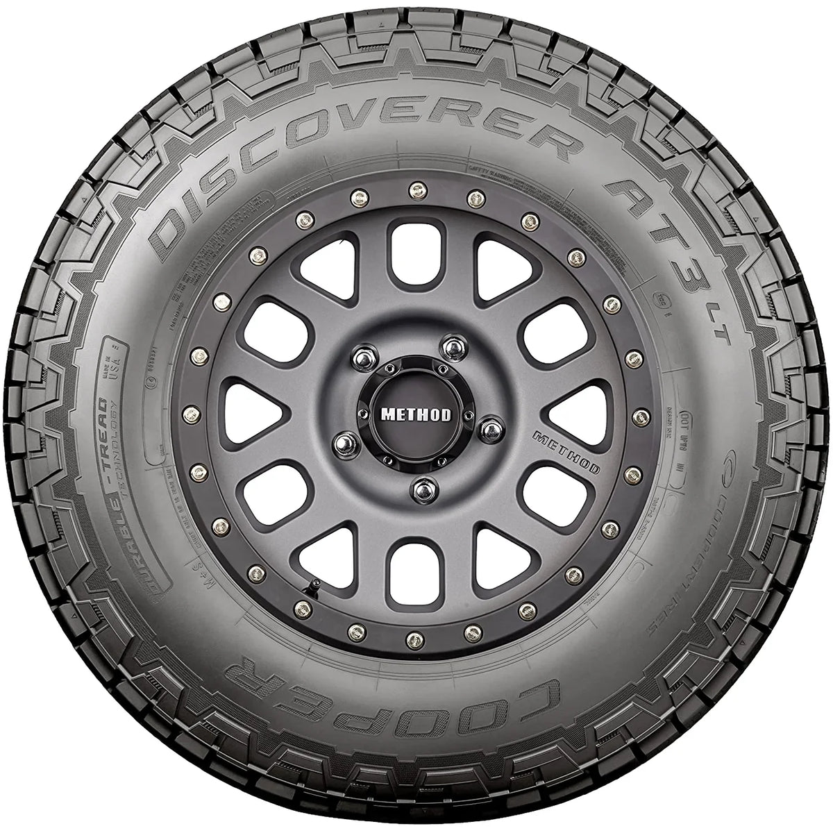 Pair of 2 (Two) Cooper Discoverer AT3 Lt Lt 235/80R17 Load E 10 Ply at A/t All Terrain Tires