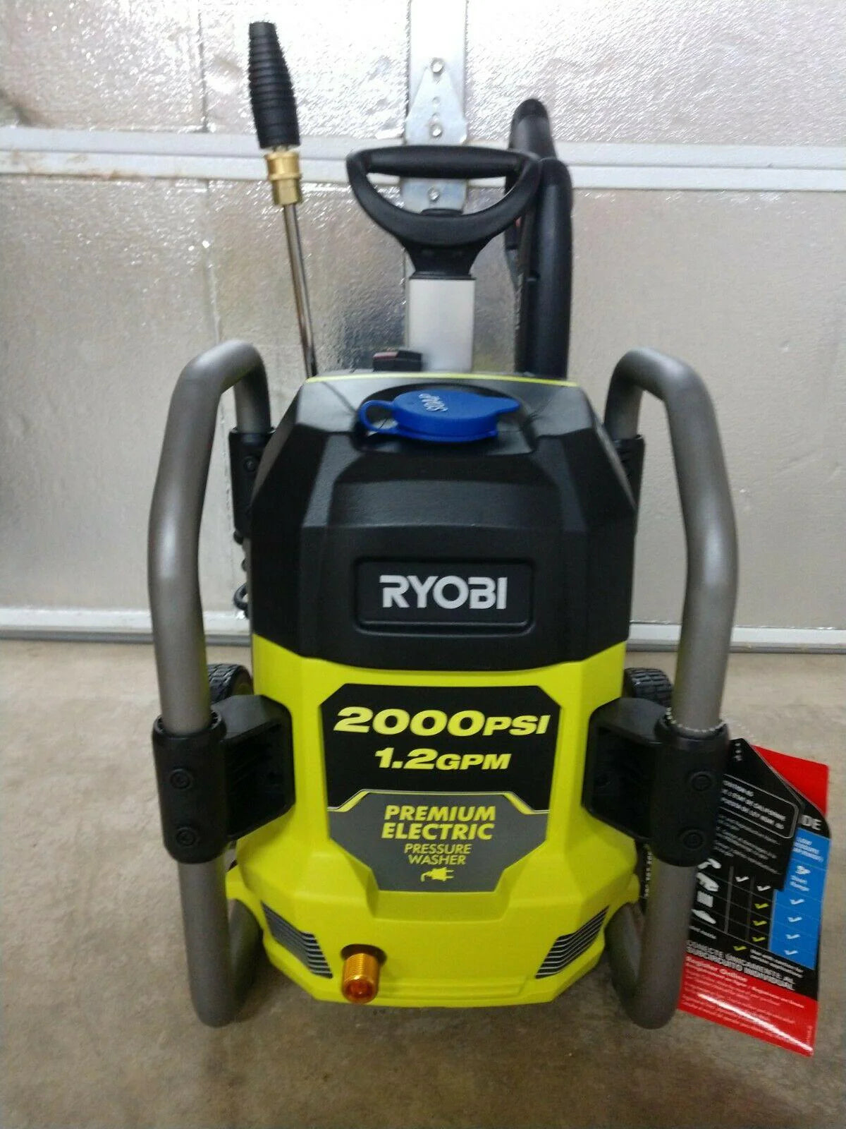 2000 PSI 1.2 GPM Cold Water Electric Pressure Washer