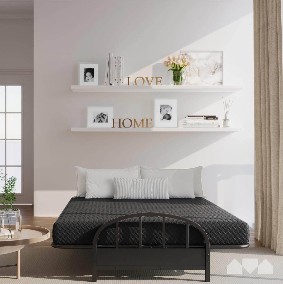 Full-Size Memory Foam Futon Mattress, Frame Not Included