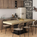 Extendable Dining Table for 6 to 8 People, 63 to 78.7 Inches