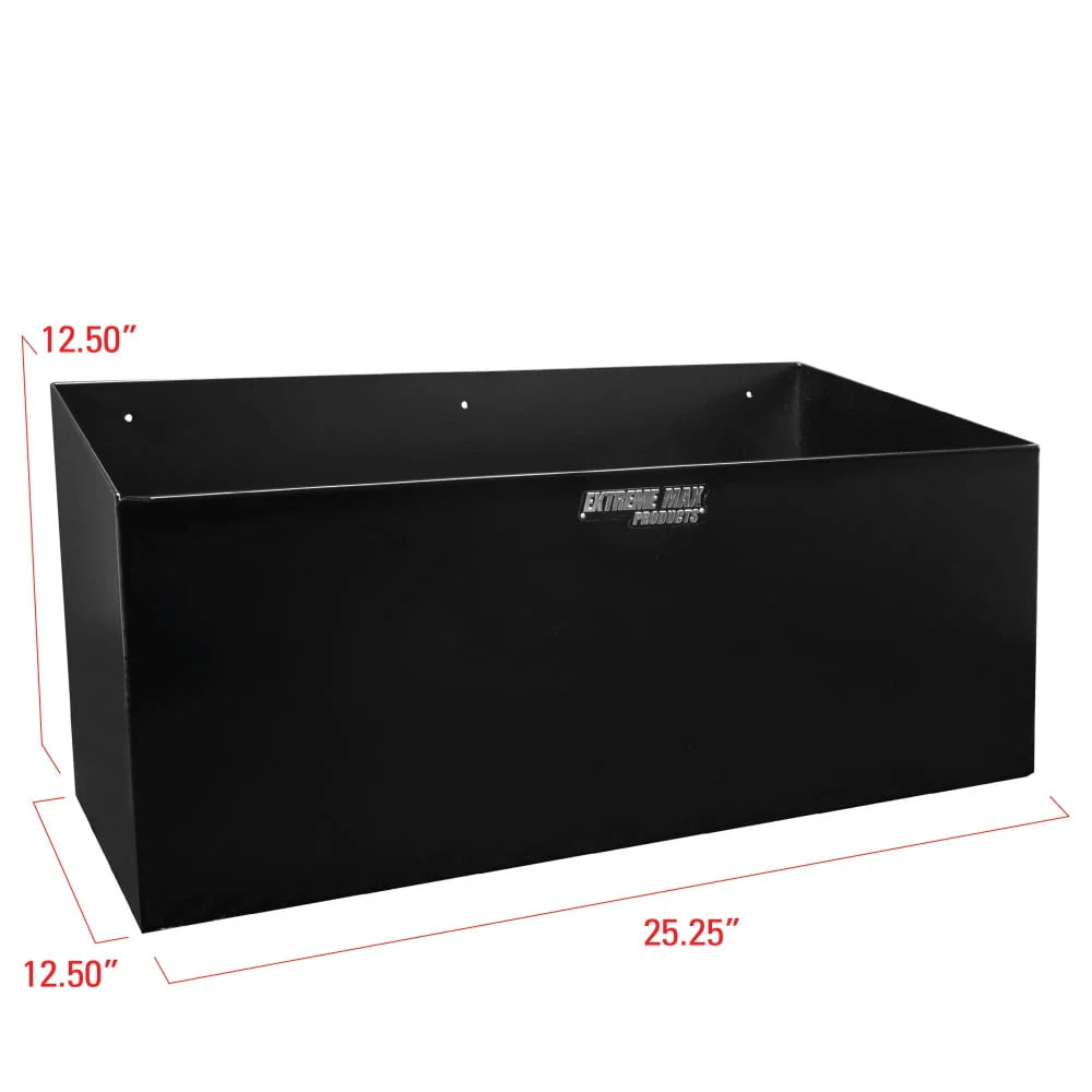 Dual Fuel Jug Holder - Aluminum Design for Two 5 gallon Jugs, Black Storage Organizer for Trailers & Garages