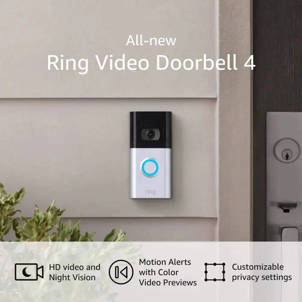 1080P HD Wi-fi Wired and Wireless Video Doorbell 4