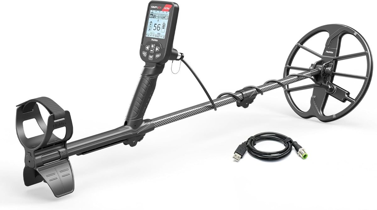 SIMPLEX Ultra Waterproof Metal Detector with 11-Inch Search Coil