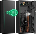 Rifle Storage Cabinet with Digital Keypad and Adjustable Interior