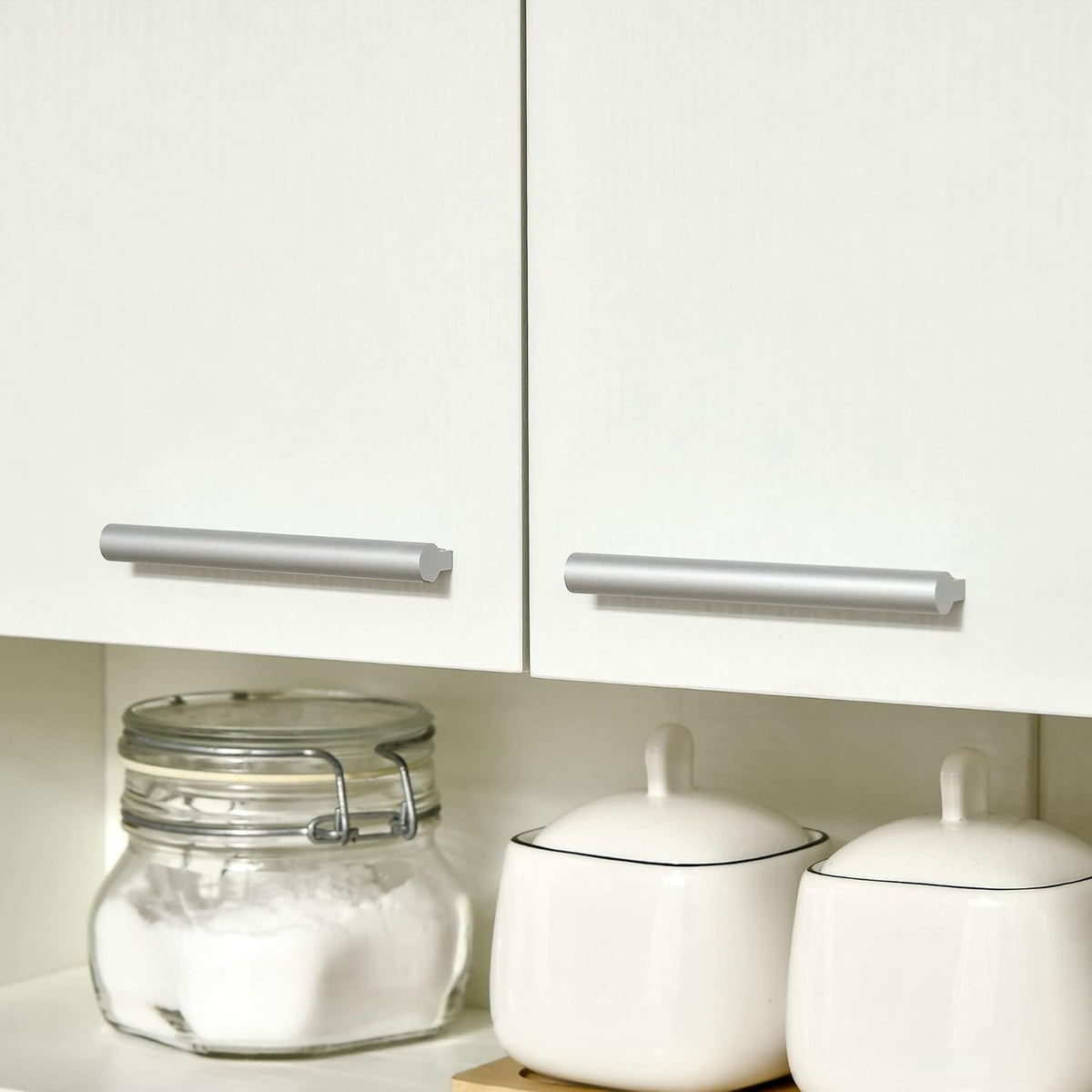 71-Inch Freestanding Kitchen Pantry with Microwave Space, White