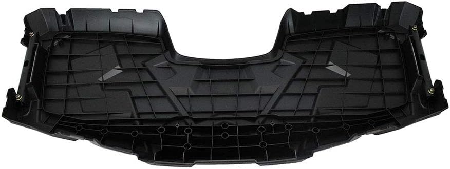 Front Rack with Plugs Assembly, Gloss Black, Part 2636440-070, Qty 1
