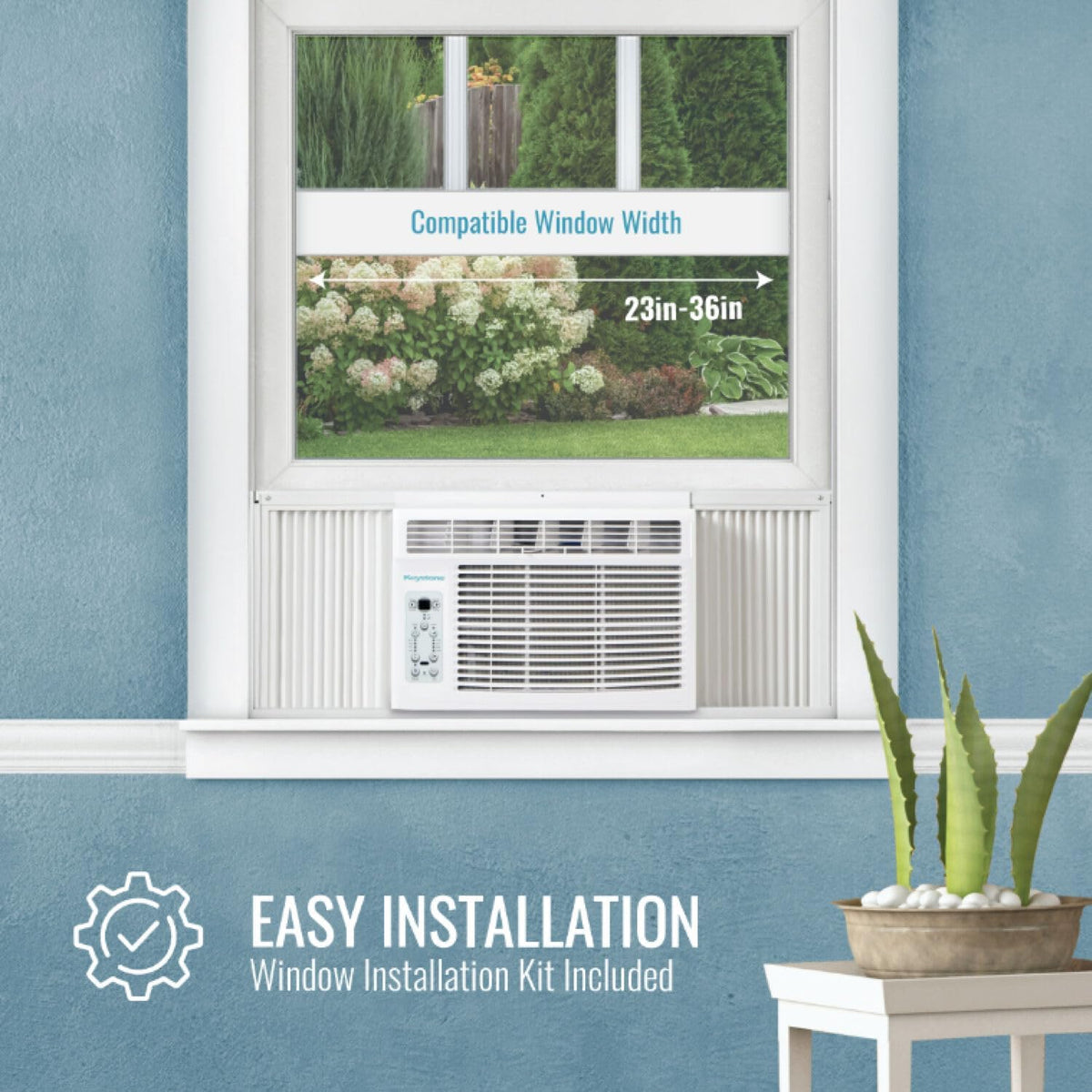 5,000 BTU Window Air Conditioner and Dehumidifier