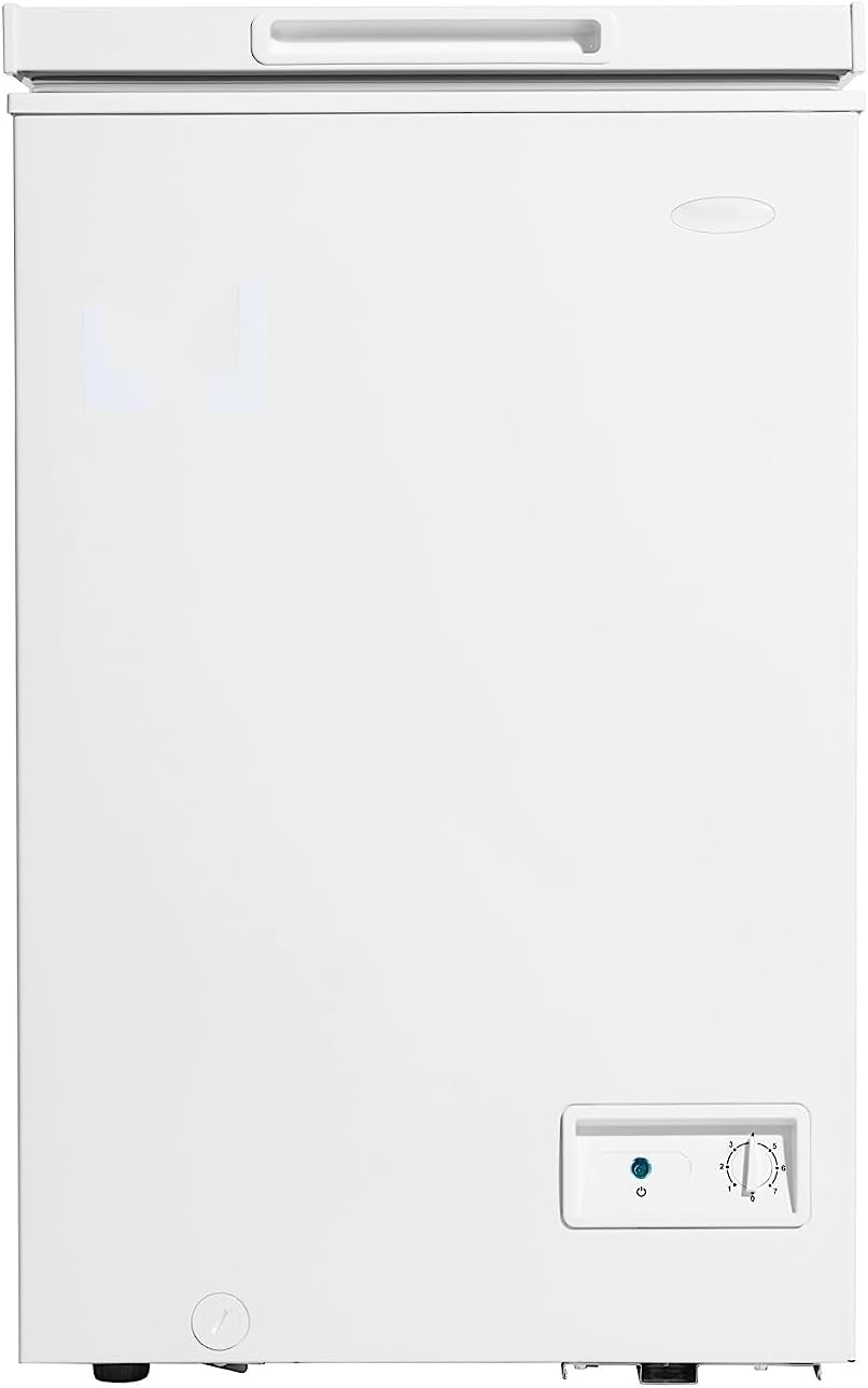 3.5 cu ft Chest Freezer with Adjustable Thermostat
