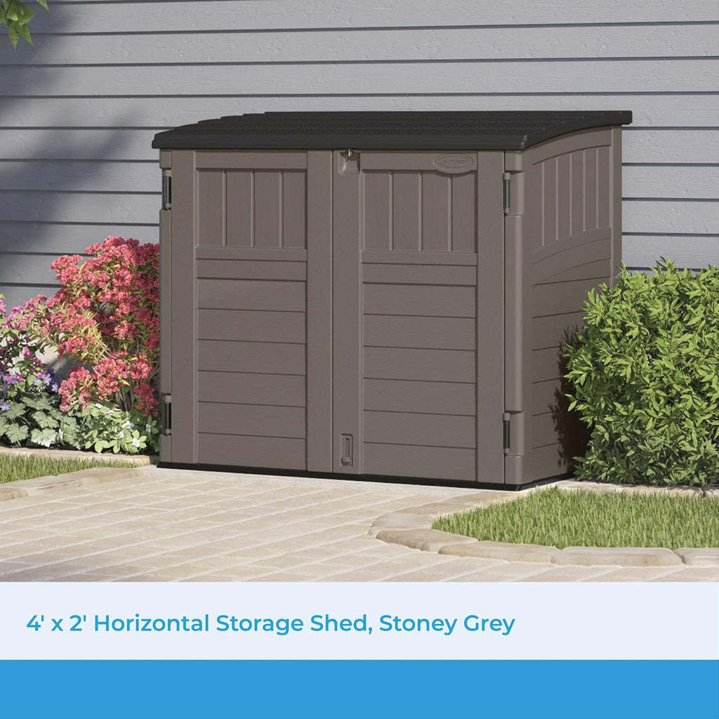 BMS2500 Horizontal Resin Outdoor Storage Shed