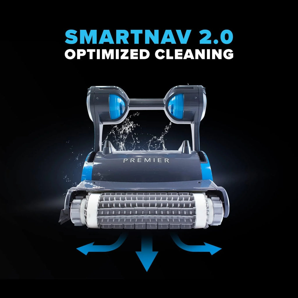 Robotic Pool Cleaner (2025 Model) with Multimedia, Oversized Leaf Bag, Standard & Ultrafine Filters, Weekly Timer, Waterline Cleaning & More…