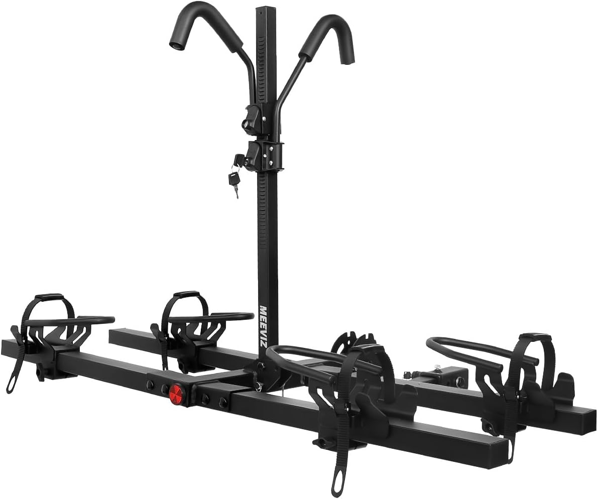 Hitch-Mounted 2-Bike Rack for Cars and SUVs