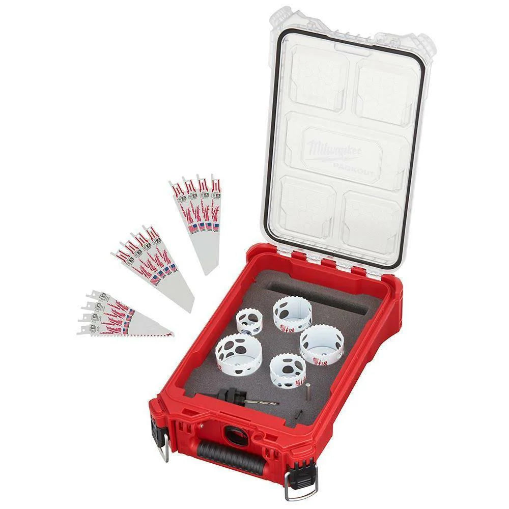49-22-5620 Hole Dozer Bi-metal General Purpose Hole Saw and Reciprocating Saw Set with Packout Case (20-PIECE