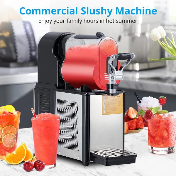 Commercial Slushie Machine 3L Stainless Steel Self-cleaning Slushy Maker for Frozen Drinks,snow Melting Ideal for Home,coffee…
