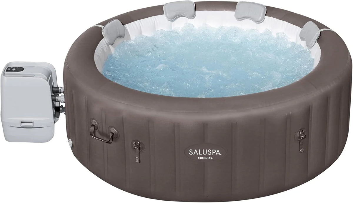 Inflatable Hot Tub Spa (71" X 26") | Portable Hot Tub with 2 Covers (1 Energy-efficient Thermal Cover and 1 Standard Cover) | Fits Up to 2-4…