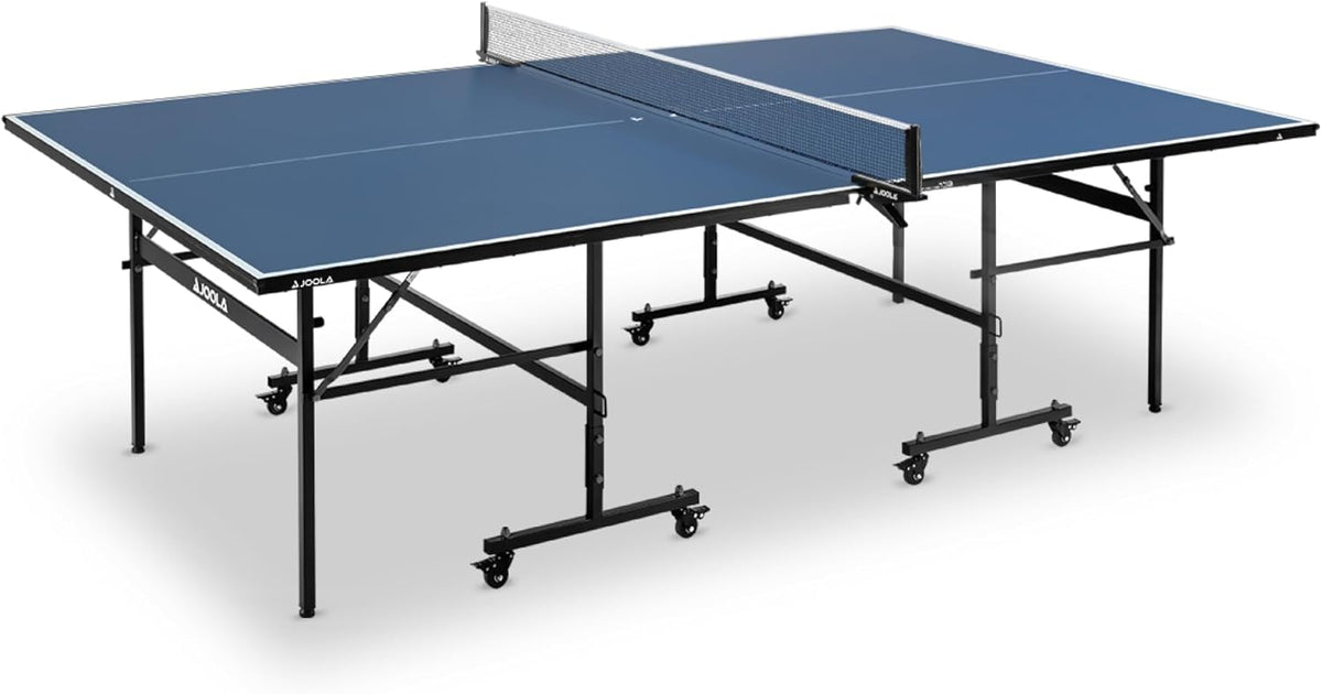 Folding Indoor Table Tennis Table with Net and Post Set