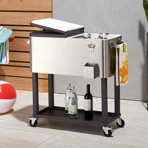 Stainless Steel Cooler with Cover (100 quart