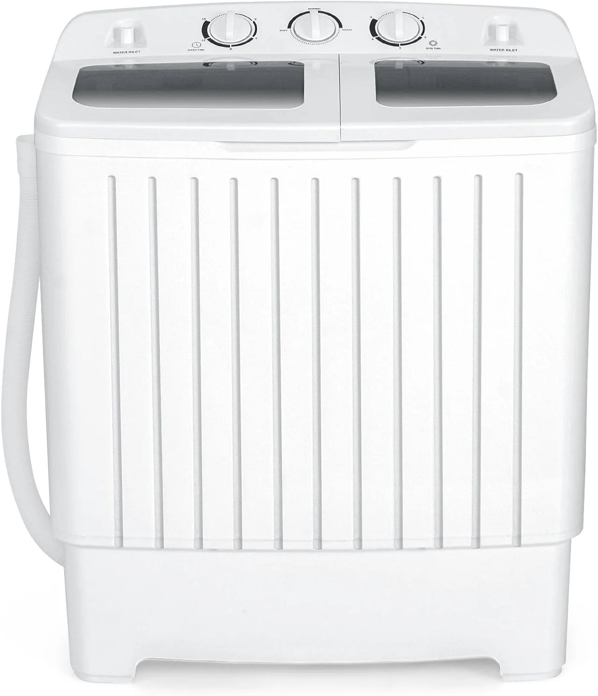 Portable Washing Machine, Twin Tub 20 lbs Capacity, WASHER(12 lbs) and SPINNER(8 lbs), Durable Design, Timer Control, Compact Laundry Washer…