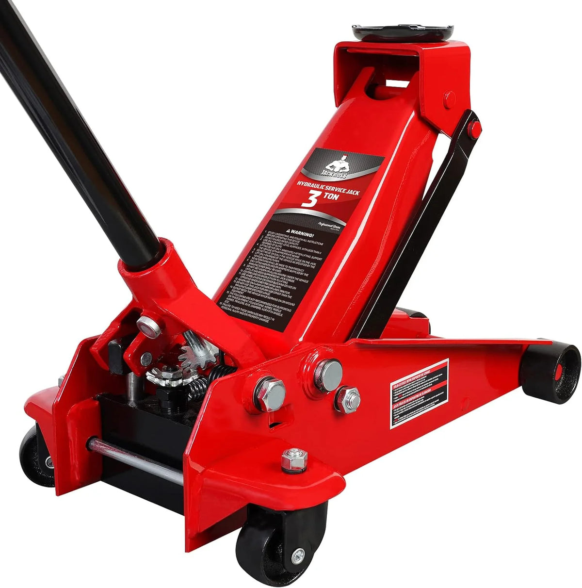 3 Ton Low Profile, Aluminum and Steel Racing Floor Jack with Dual Pistons Quick Lift Pump for Sport Utility Vehicle, Lifting Range 3-15/16"…