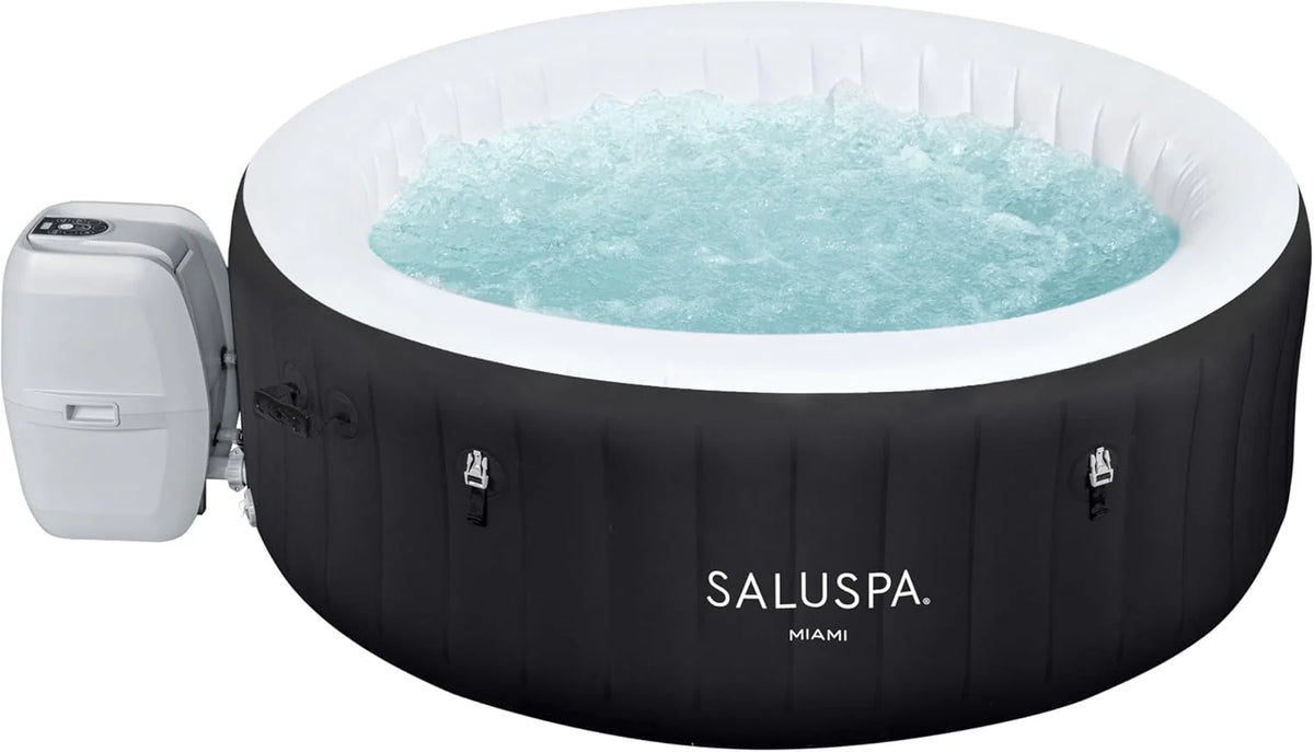 Inflatable Hot Tub Spa (71" X 26") | Portable Hot Tub with 2 Covers (1 Energy-efficient Thermal Cover and 1 Standard Cover) | Fits Up to 2-4…