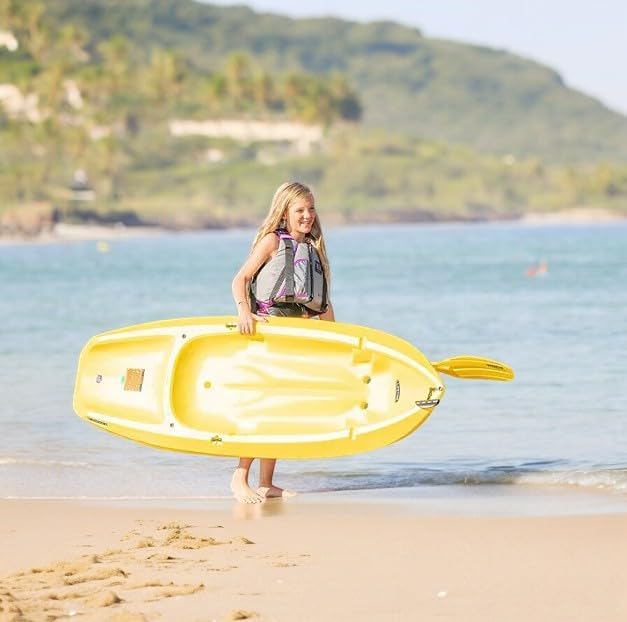 6' Youth Kayak with Paddle. Designed for Stability and Safety, It's the Perfect Choice for Young Paddlers Ready to Conquer the Water