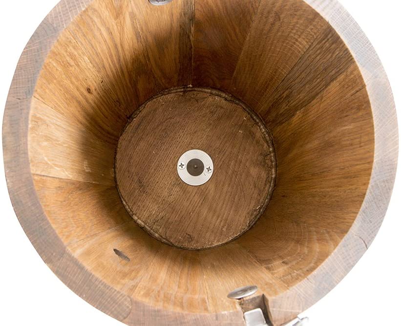 6 qt Ice Cream Maker - Classic Wooden Tub - Hand Crank