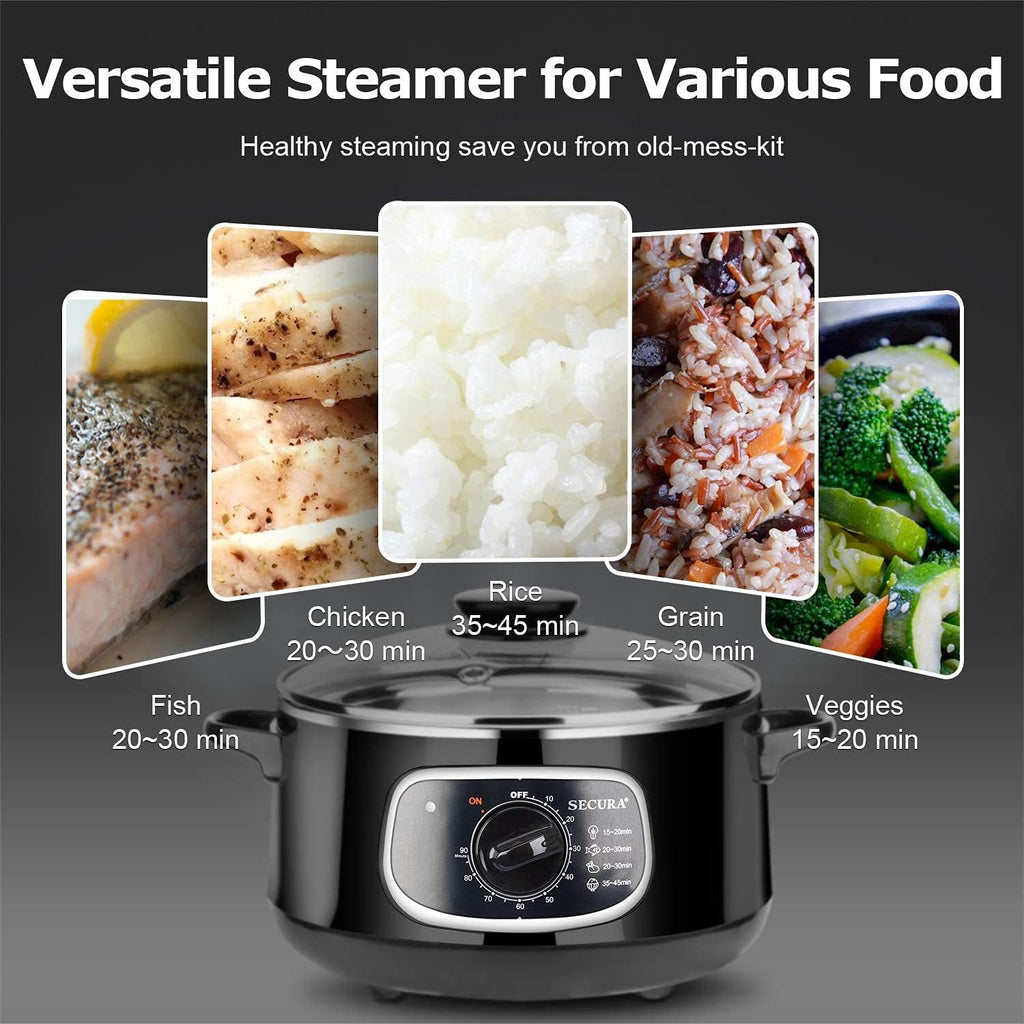 8.5-Quart Two-Tier Stainless Steel Steamer