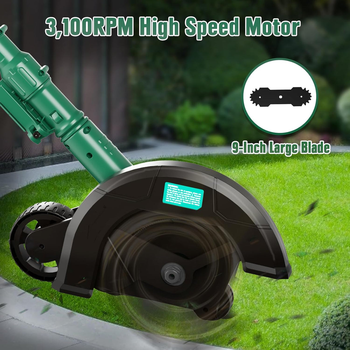 Cordless Lawn Edger and Trencher Compatible with Makita 18V Batteries, Tool Only
