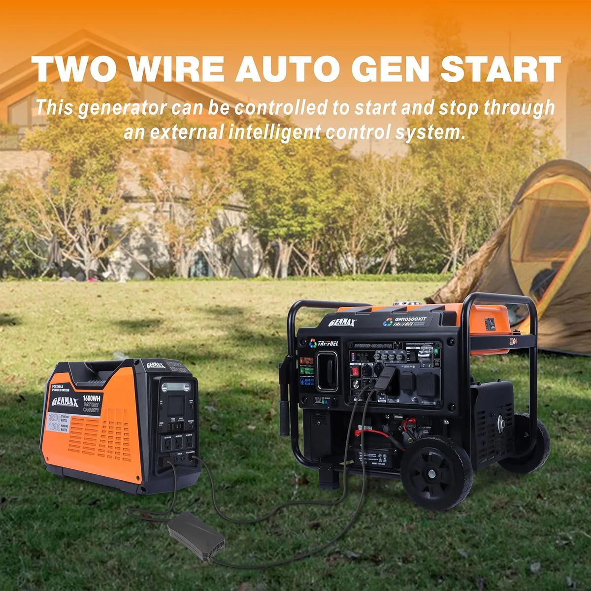 10500 Peak Watt Tri Fuel Open Frame Inverter Generator,with Ats,quiet Technology,co Sensor,digital Display and 50A,IDEAL for Home…