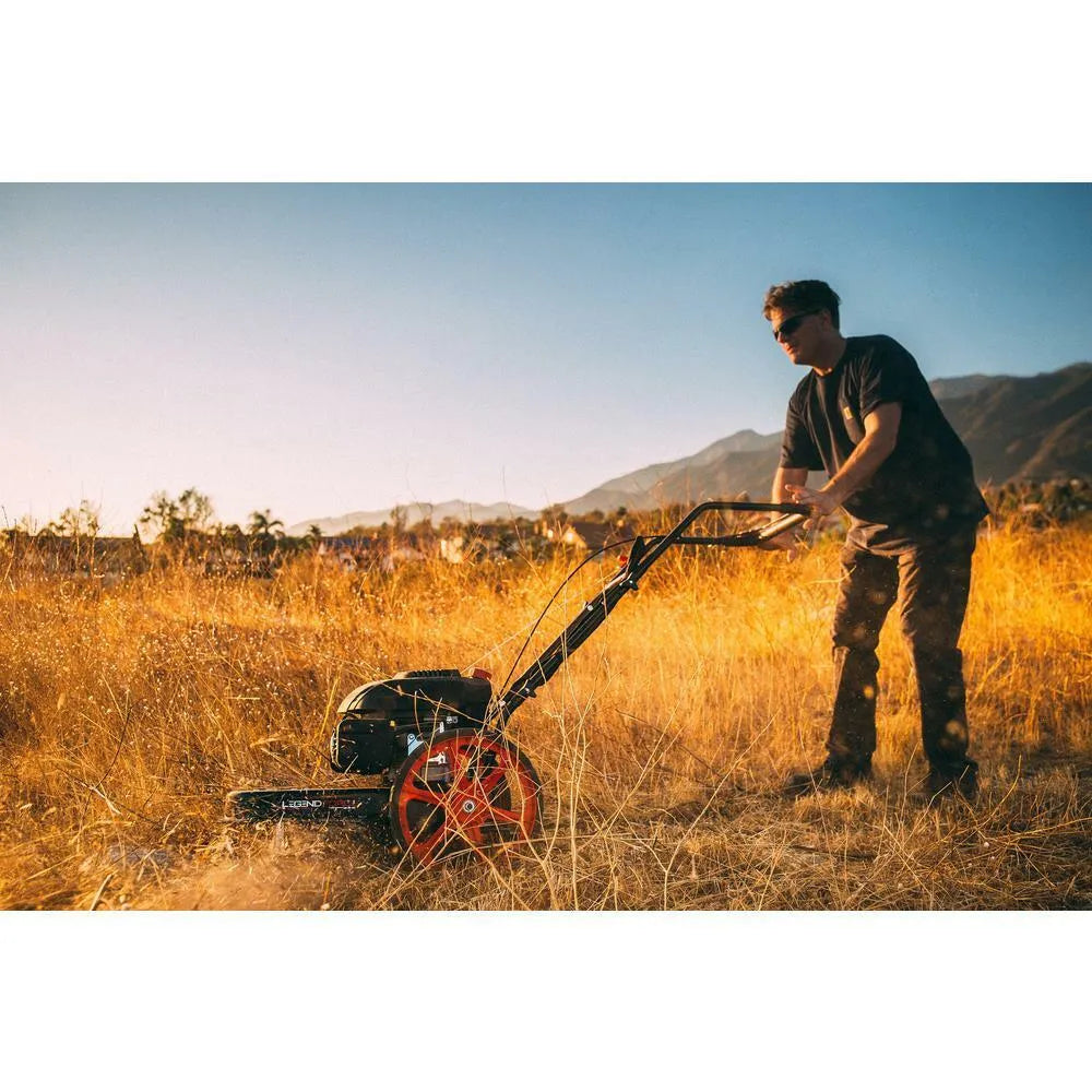 22 in. 173 Cc Gas Walk Behind String Trimmer/mower