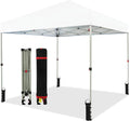 10X10 Pop Up Canopy - Beach Tent with One Push Setup - Easy Outdoor Sun Shade for Events, Parties, Camping - Gazebo with Sto-n-go Cover Bag,…