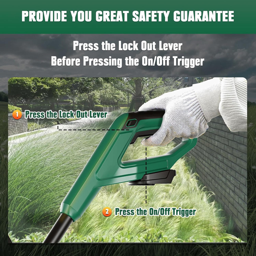 Cordless Lawn Edger and Trencher Compatible with Makita 18V Batteries, Tool Only