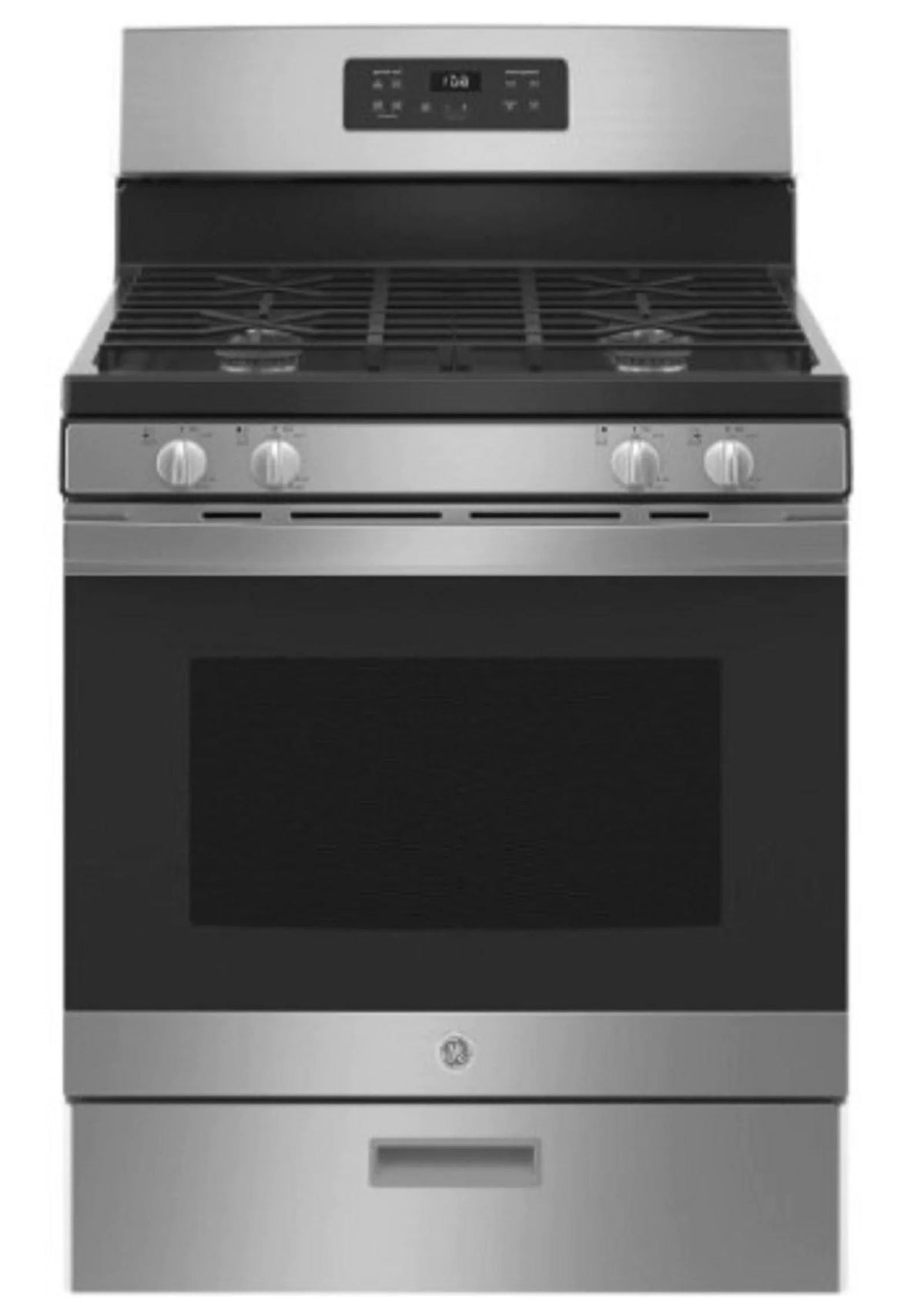 30-IN 4 Burners 4.8-CU ft Freestanding Gas Range (Stainless Steel