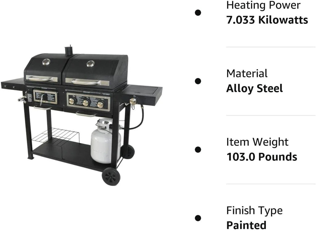 Dual Fuel Combination Charcoal/gas Grill
