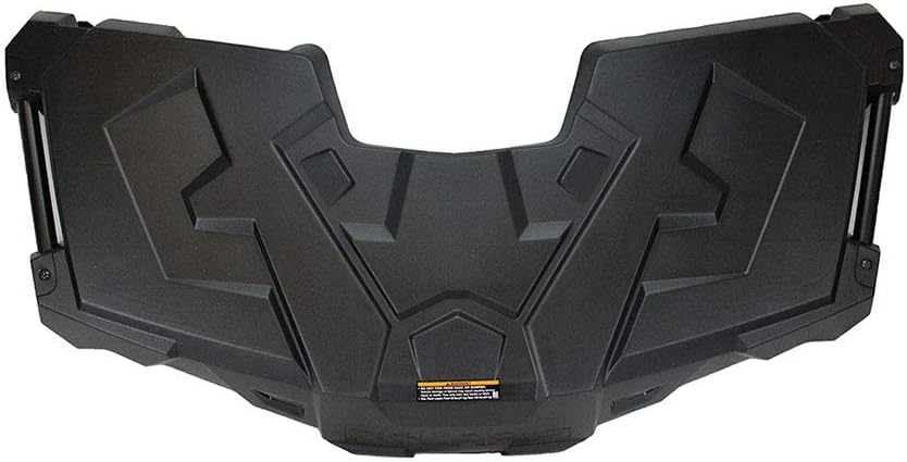 Front Rack with Plugs Assembly, Gloss Black, Part 2636440-070, Qty 1