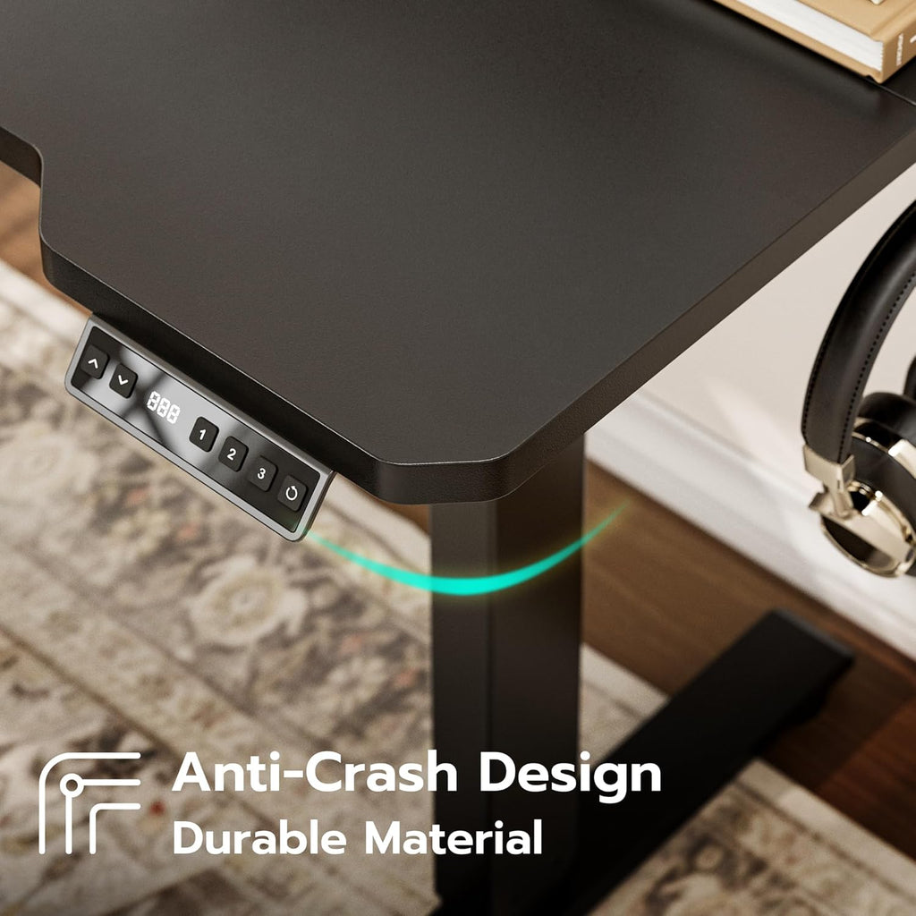 59-Inch L-Shaped Electric Standing Desk