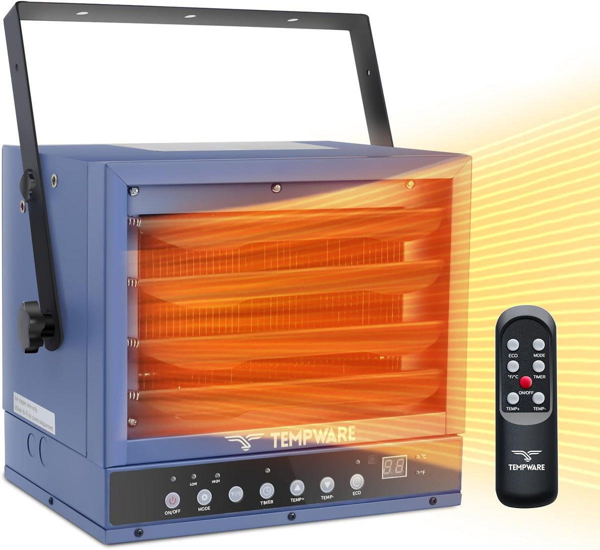 7,500 W Ceiling-Mount Electric Garage Heater with Remote