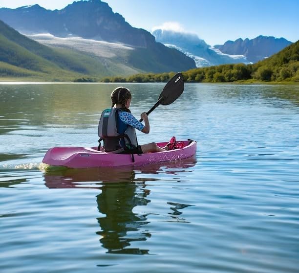 6' Youth Kayak with Paddle. Designed for Stability and Safety, It's the Perfect Choice for Young Paddlers Ready to Conquer the Water